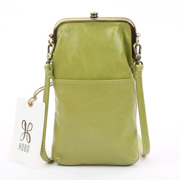 NWT Hobo Melody Green Leather Crossbody Bag - Picture 2 of 8